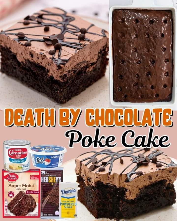 Death By Chocolate Poke Cake – best-recipes